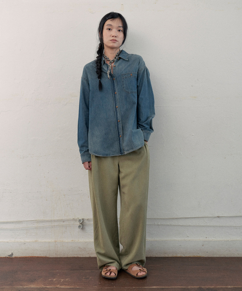 elliot denim shirt (blue)