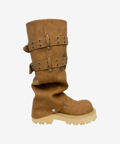 Forge Two-Way Mule Boots _ Caramel Brown
