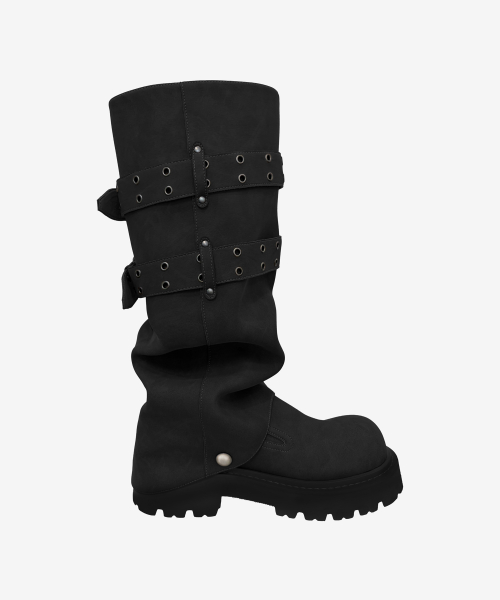 Forge Two-Way Mule Boots in Black