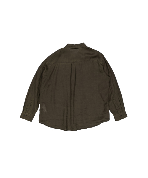 netero linen shirt (brown)