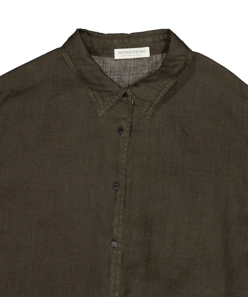 netero linen shirt (brown)