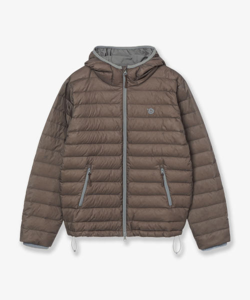 SYMBOL LIGHT DOWN JACKET [BROWN]