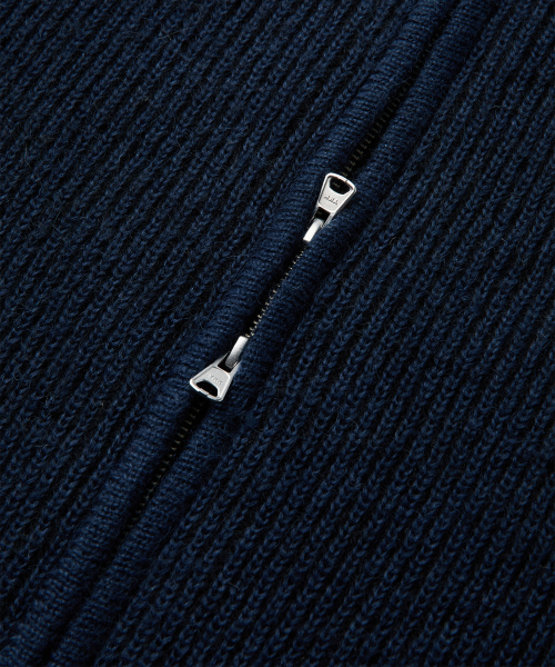 CLOUD KNIT HOODIE (NAVY)