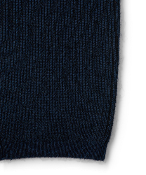CLOUD KNIT HOODIE (NAVY)