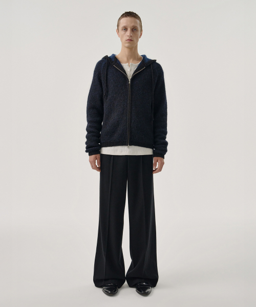 CLOUD KNIT HOODIE (BLACK)