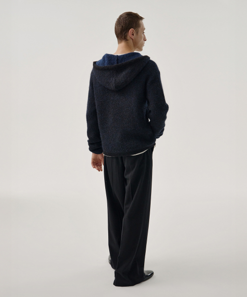 CLOUD KNIT HOODIE (BLACK)