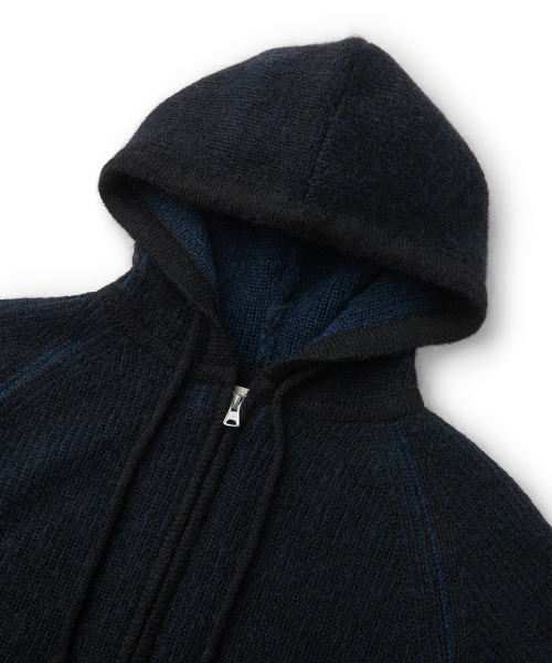 CLOUD KNIT HOODIE (BLACK)