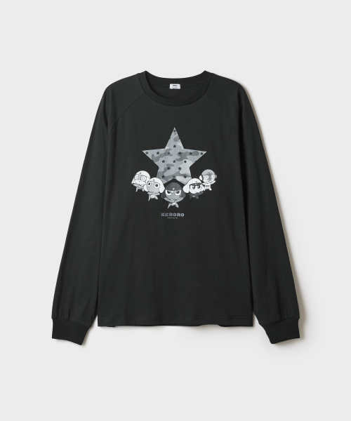 [Sgt. Frog] Long-Sleeve T-Shirt (Black)_SPLAG4TU01