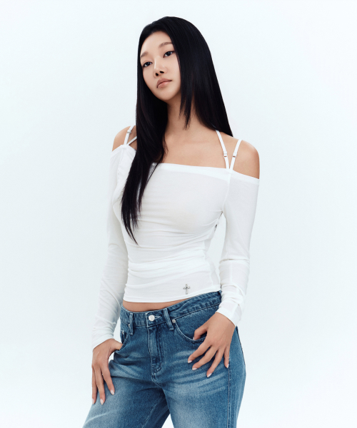 VELA OFF-SHOULDER TOP (WHITE)