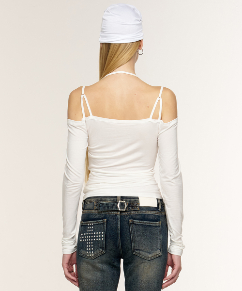VELA OFF-SHOULDER TOP (WHITE)