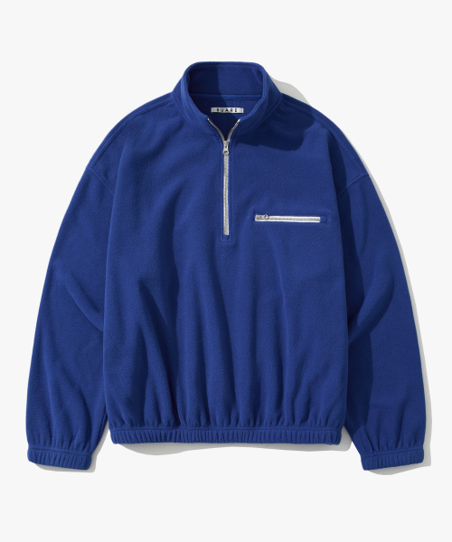 Pinter Cropped Fleece Half Zip Up - 6COLOR