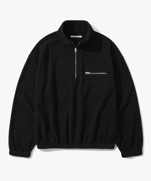 Pinter Cropped Fleece Half Zip Up - 6COLOR