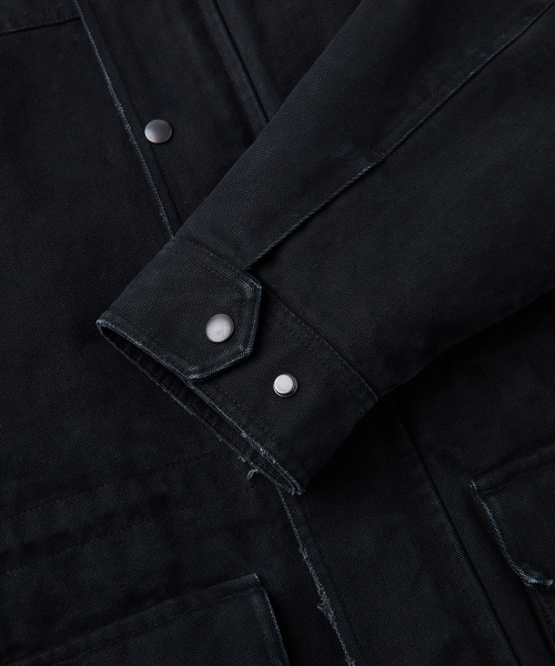 CLOSED FORM JACKET (BLACK)