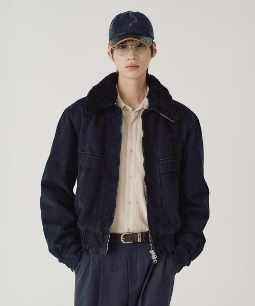 CALDER COTTON JACKET (BLACK)
