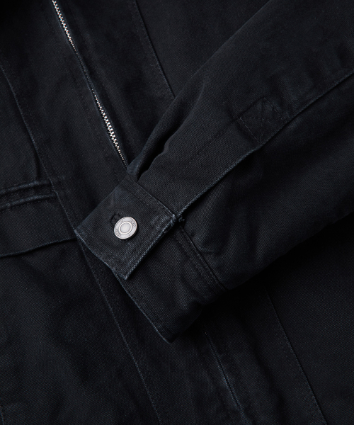 CALDER COTTON JACKET (BLACK)