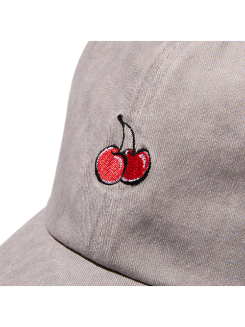 SMALL CHERRY LOGO BALL CAP(GRAY)