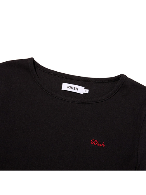 LOGO SLIM FIT LONG SLEEVE 2PACK(BLACK/WHITE)