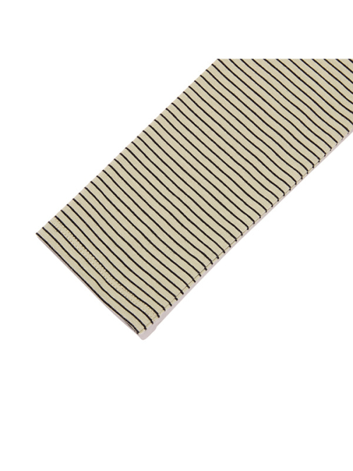 STRIPE LAYERED LONG SLEEVE(BLACK)