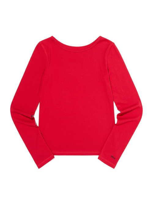 JELLY LONG SLEEVE T-SHIRT(RED)