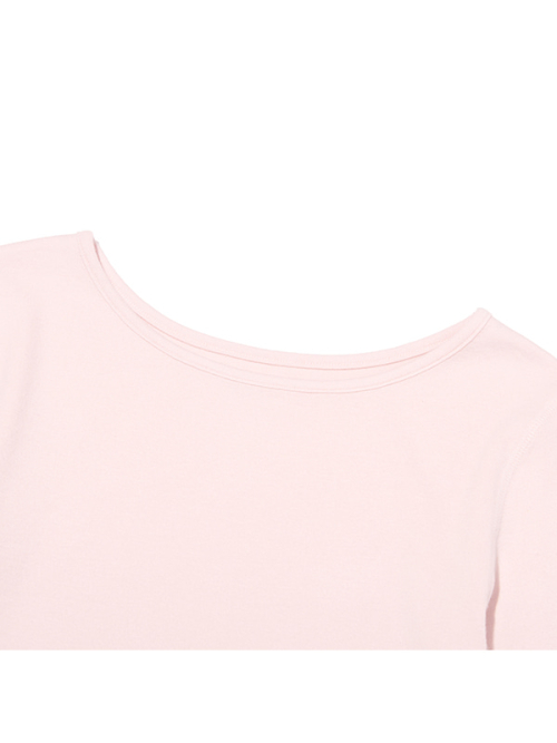 JELLY LONG SLEEVE T-SHIRT(LIGHT PINK)