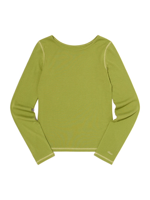 JELLY LONG SLEEVE T-SHIRT(GREEN)