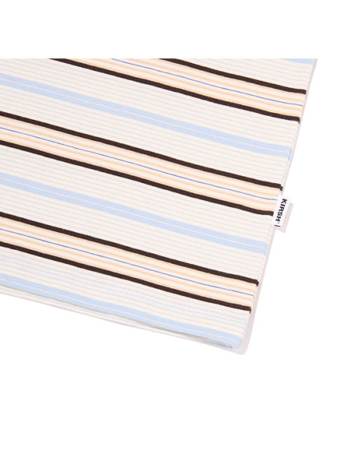 CHERRY GRAPHIC LOOSE-FIT STRIPE LONG SLEEVE(SKY)