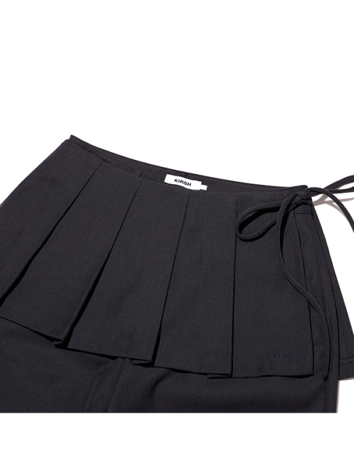LAYERED SKIRT PANTS(DARK NAVY)