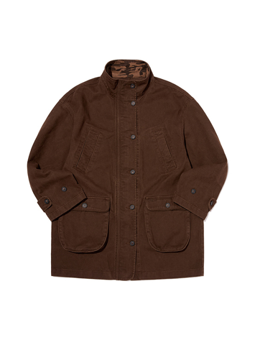 LOOSE-FIT FIELD JACKET(BROWN)