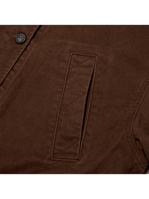 LOOSE-FIT FIELD JACKET(BROWN)