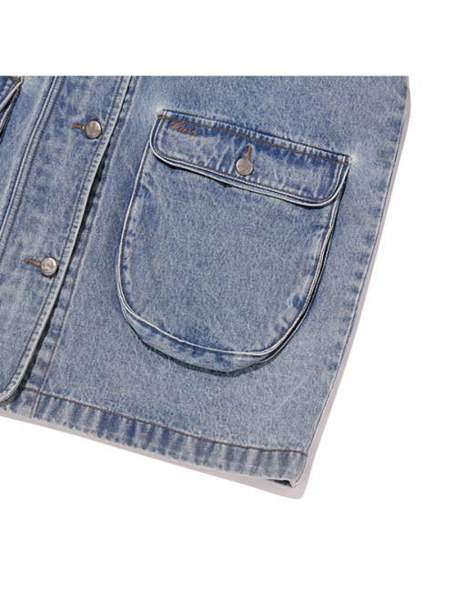 LOOSE-FIT FIELD JACKET(LIGHT BLUE)