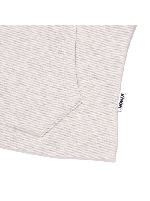 STRIPE SLIM-FIT HOODIE(MELANGE GRAY)