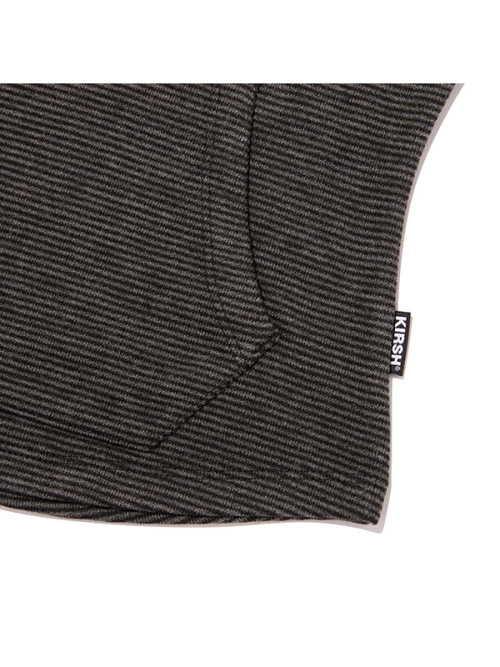 STRIPE SLIM-FIT HOODIE(BLACK)