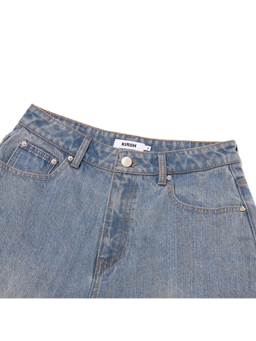 BERMUDA TWILL DENIM SHORTS(LIGHT BLUE)