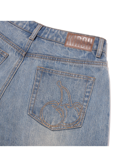BERMUDA TWILL DENIM SHORTS(LIGHT BLUE)