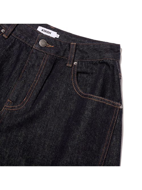 BIG WIDE CURVED PANTS(INDIGO BLUE)