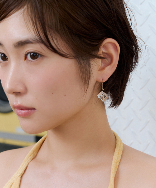 ice cube drop earring