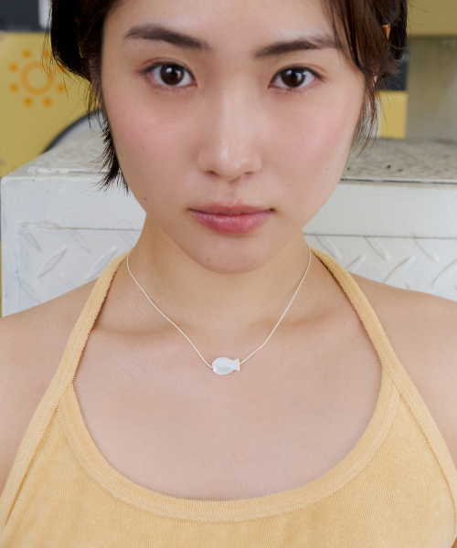 fish shell string necklace
