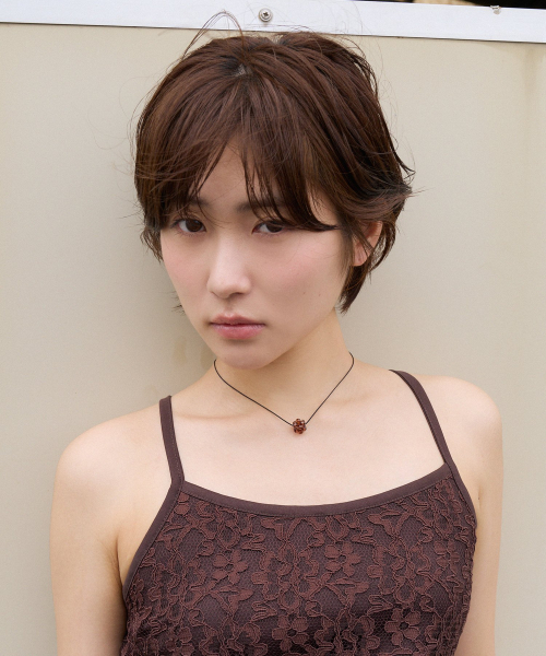 brown beads string necklace