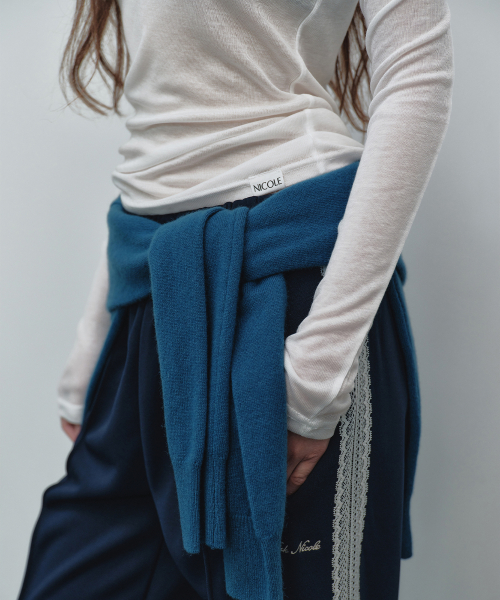 LAYERED BOAT NECK TOP_IVORY