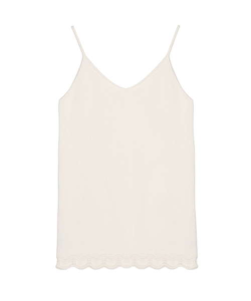 LACE TRIM MINI DRESS_IVORY
