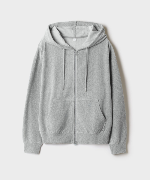 Corduroy Hooded Zip-Up_SPMZG4TG02