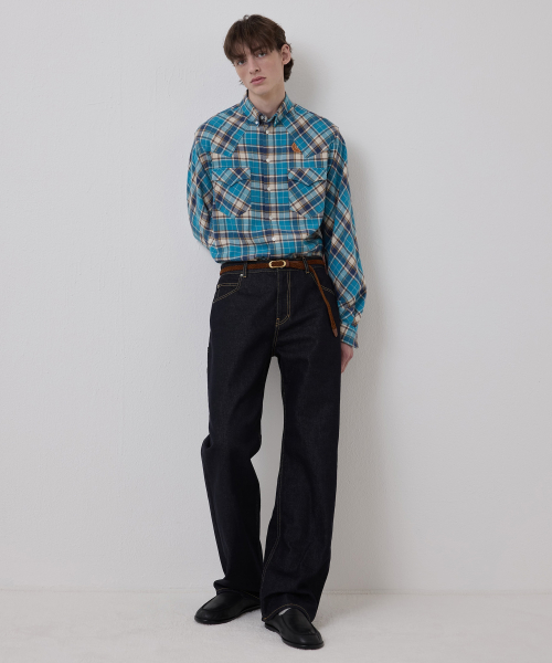 IVY WESTERN SHIRT BLUE