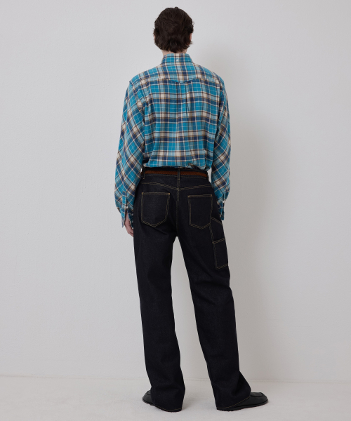 IVY WESTERN SHIRT BLUE