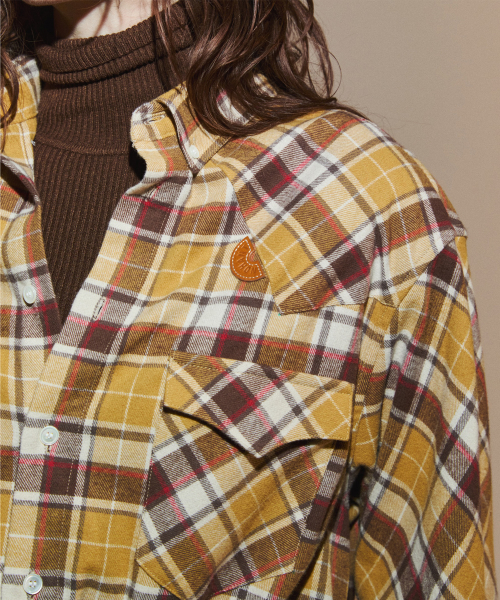 IVY WESTERN SHIRT YELLOW
