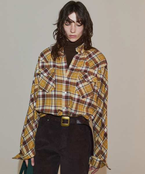 IVY WESTERN SHIRT YELLOW