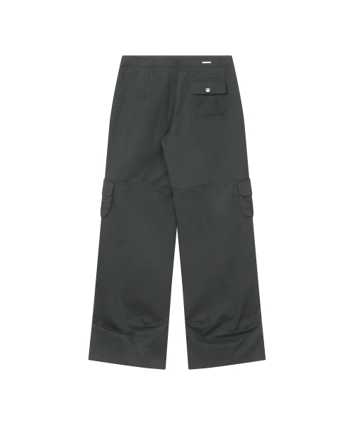 Belted cargo pants CHARCOAL