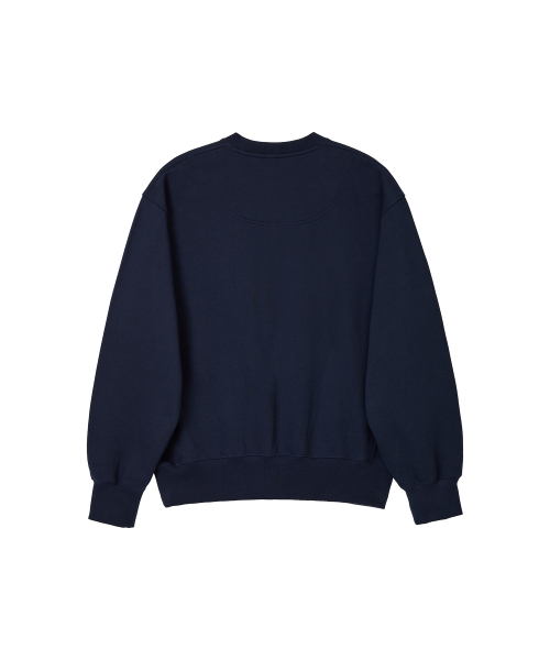 LONELY/LOVELY CRACK SWEATSHIRT NAVY