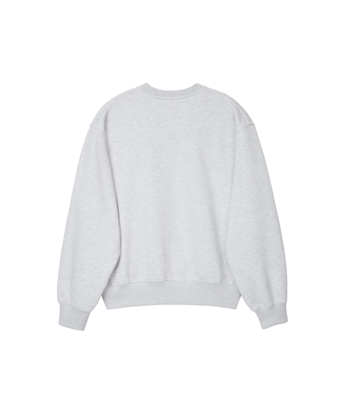 LONELY/LOVELY CRACK SWEATSHIRT ASH GRAY