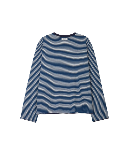 LONELY/LOVELY REVERSIBLE LONG SLEEVE T-SHIRT NAVY