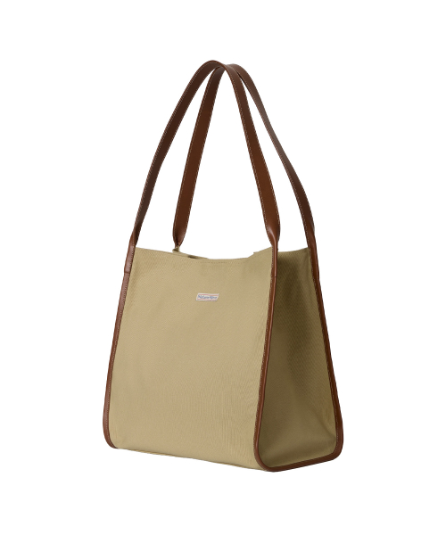 PIPING CARRYALL CAMPUS BAG BEIGE